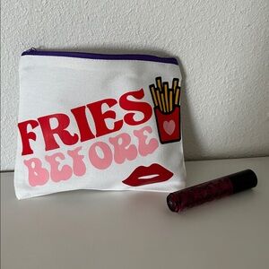 Makeup pouch DTF design ‘Fries Before ‘